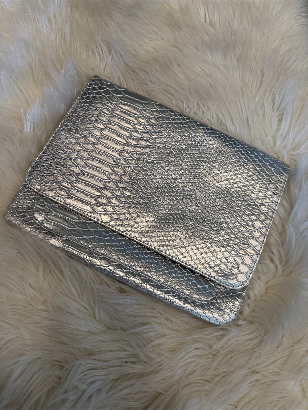 LIMITED EDITION Metallic Silver Clutch